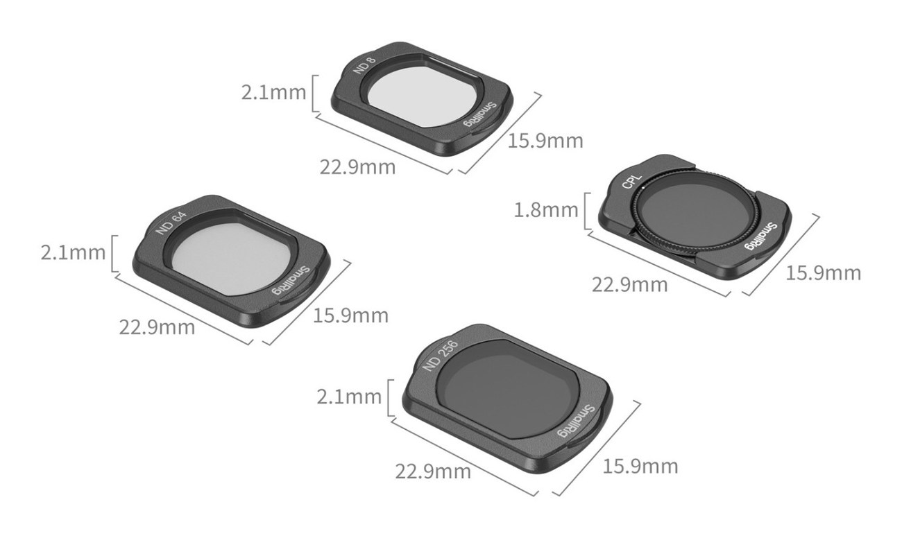 Filter Set for DJI Osmo Pocket 4 / 3
