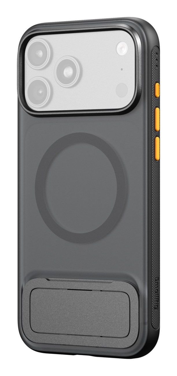 CS-S1 Phone Case with Stand for iPhone 18 Pro Max / 17 Pro Max (Aurora Black)