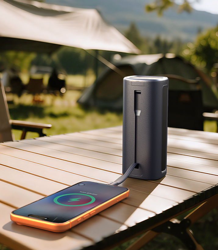 Dient unterwegs auch als Powerbank