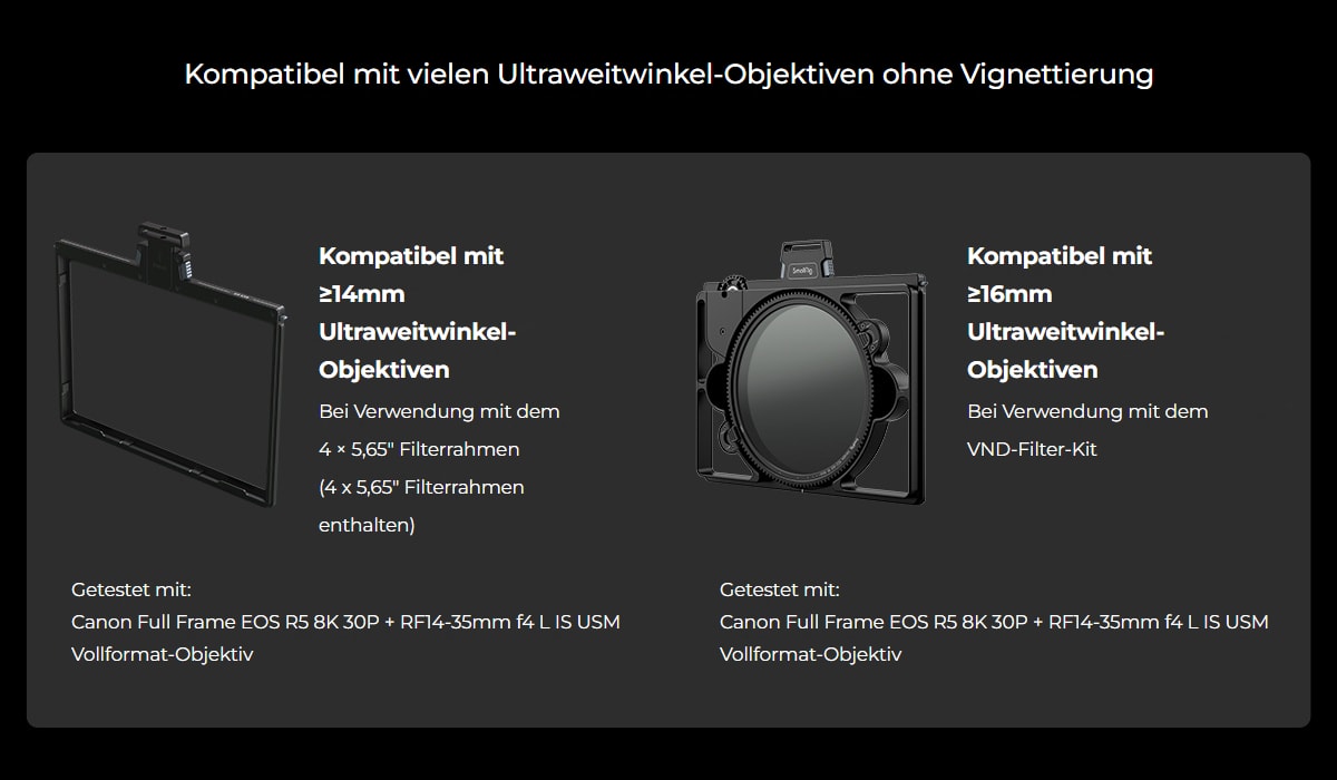 SmallRig Multifunctional Modular Matte Box 95mm VND Kit 3645
