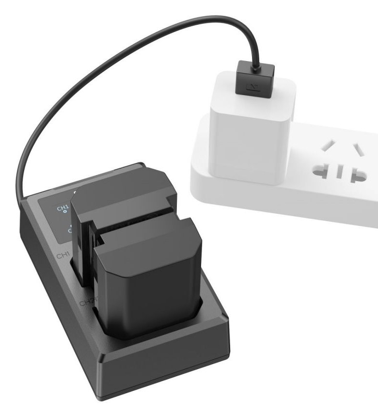 SmallRig NP-FZ100 Camera Battery and Charger Kit 3824B – Am USB-Netzteil oder Kfz-Ladegerät