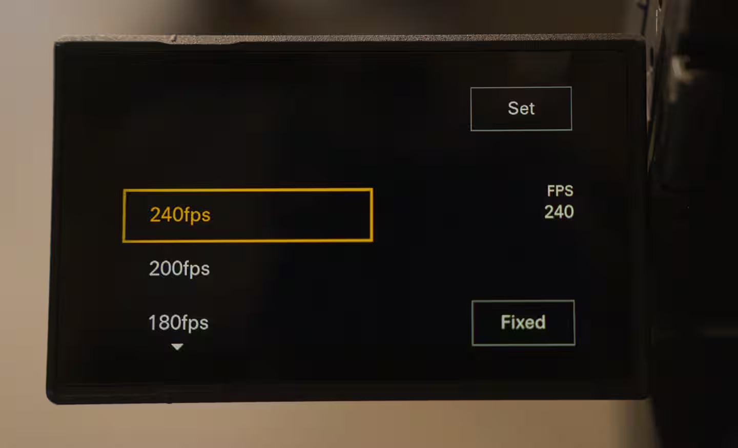 Hochgeschwindigkeitsaufnahme der Sony FX5