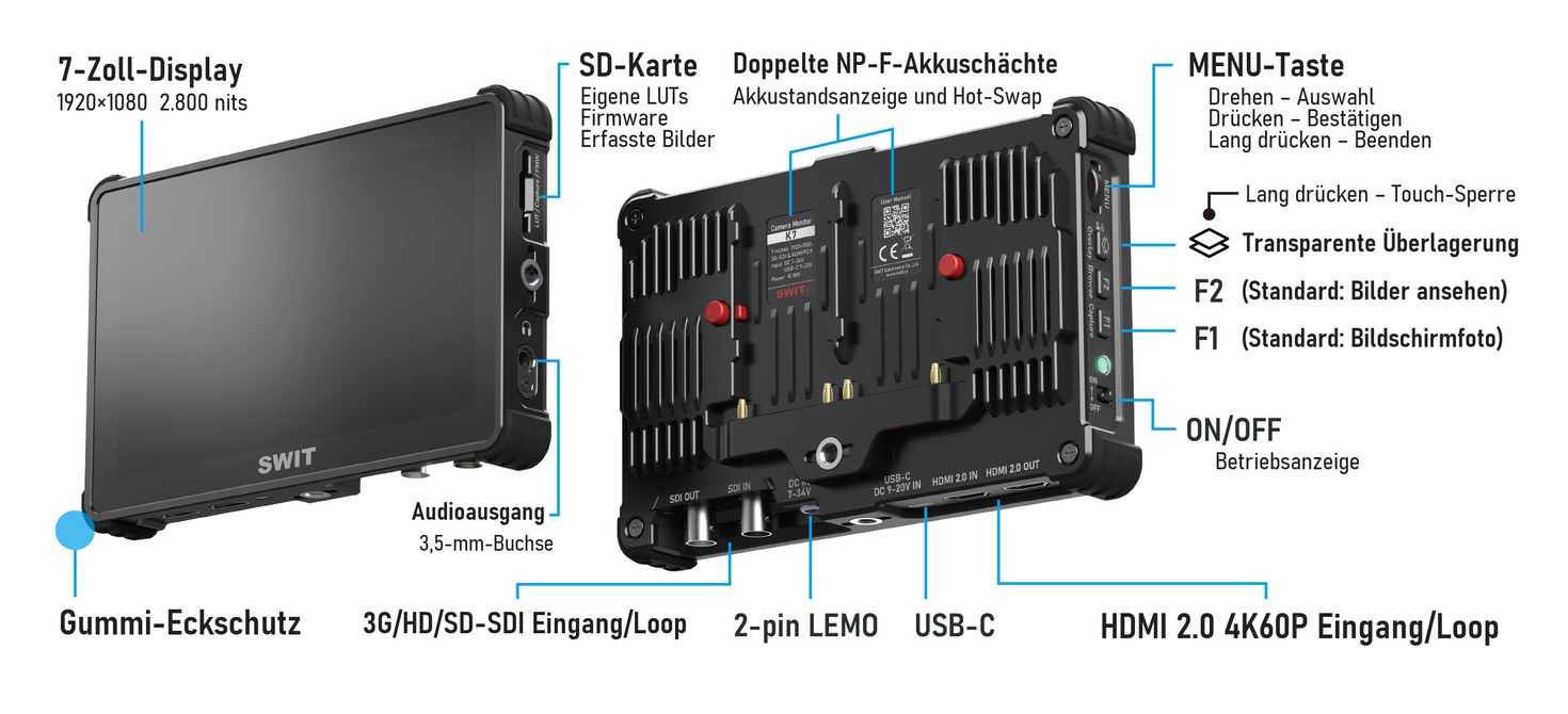 SWIT K7 Kameramonitor