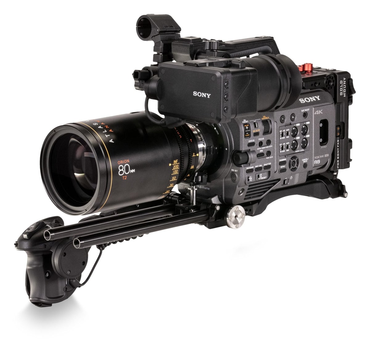 Tilta ES-T18 Kamerakäfig für die Sony PXW-FX9, Ausführung Advanced mit Gold Mount Akkuplatte