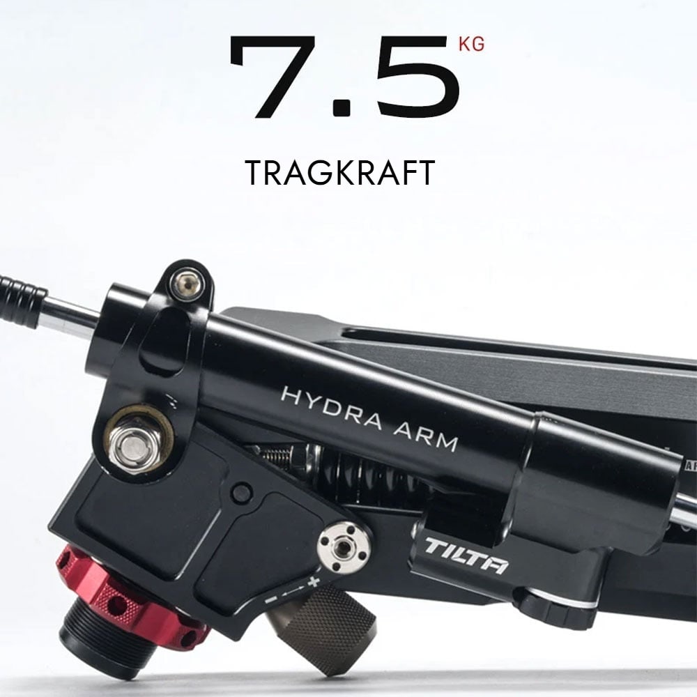 Der Dämpfungsarm trägt 7,5 kg