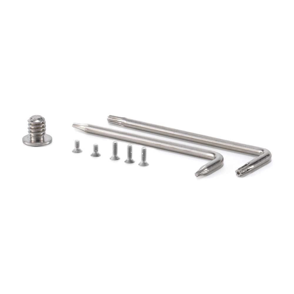 Ersatzschrauben und -schlüssel für Base Kit und Travel Kit