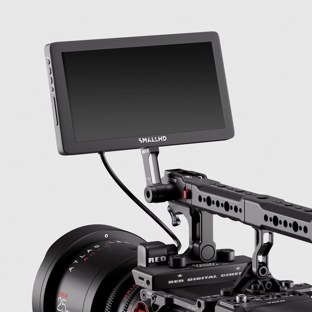 Externer Monitor am Tragegriff