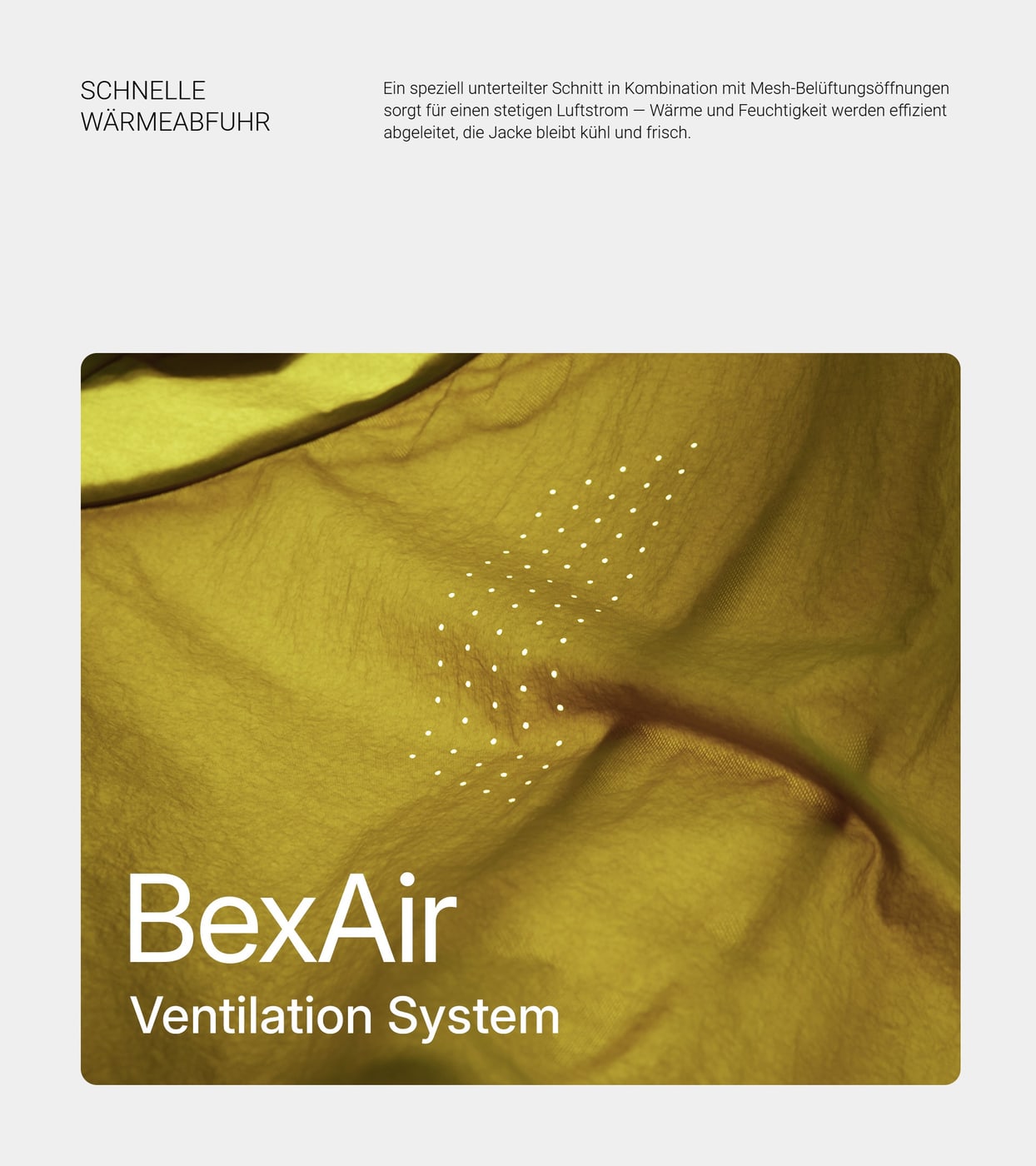 Belüftungssystem BexAir