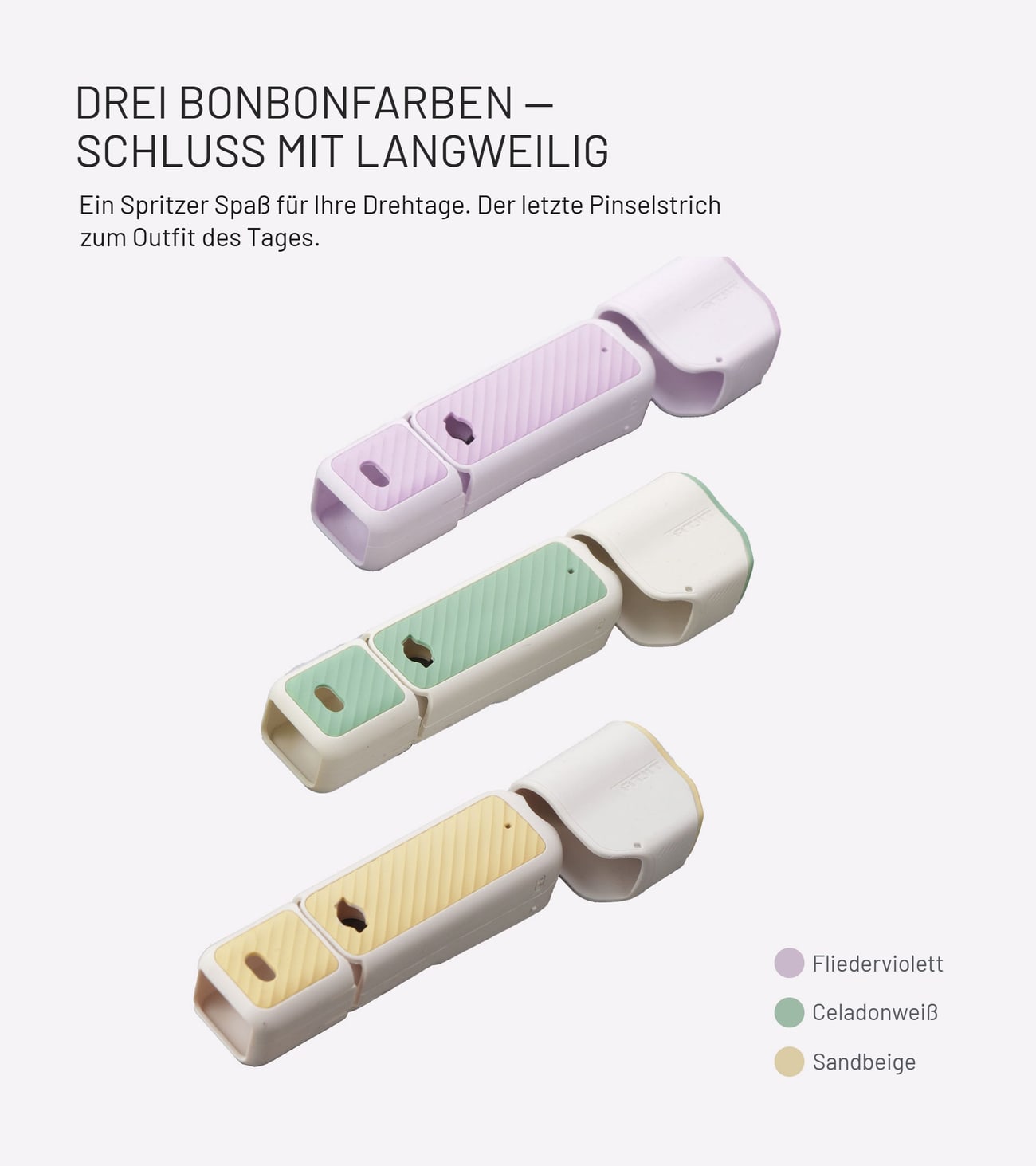 Drei Farben zum Mischen