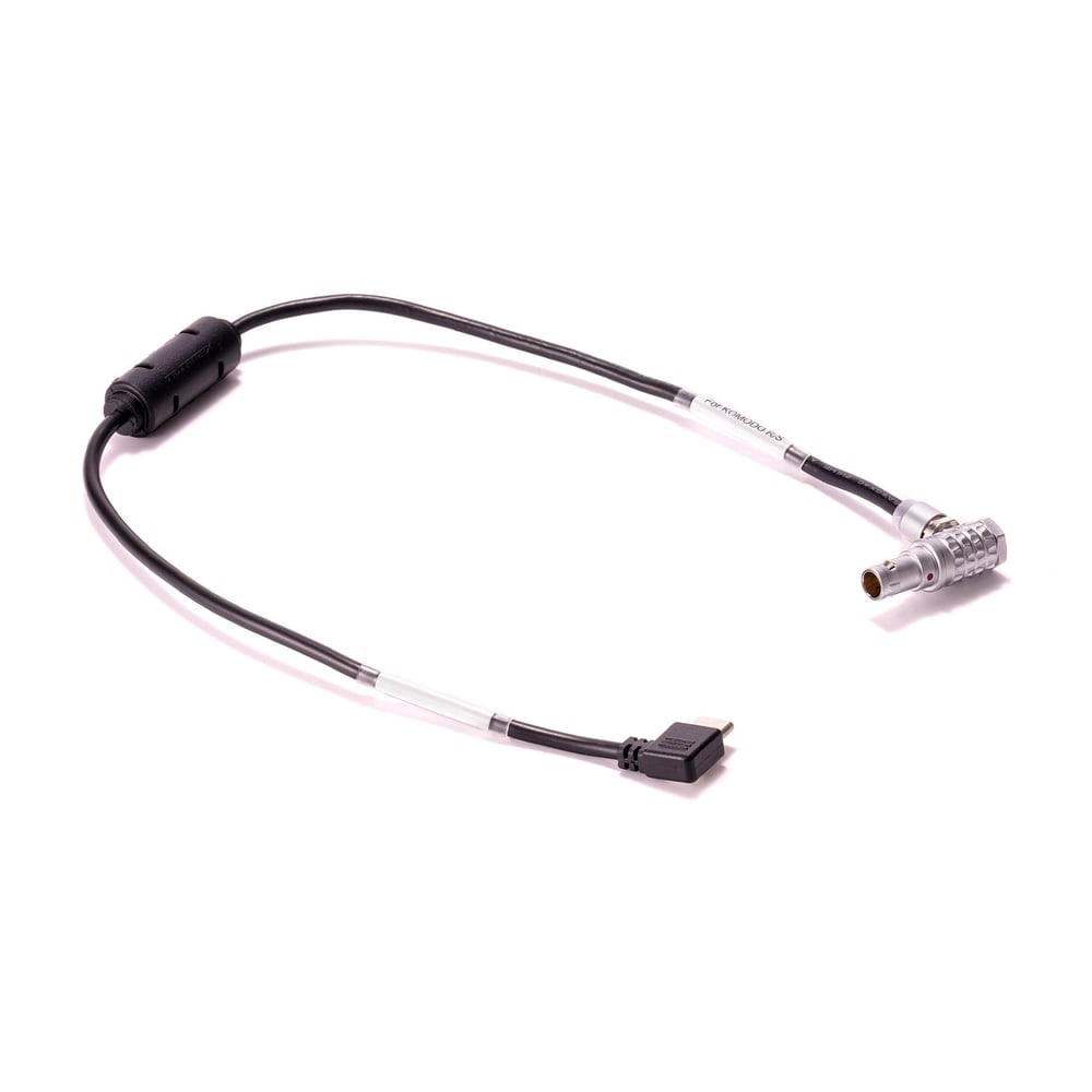 USB-C am Griff, EXT-Port der Kamera RED KOMODO an der Kamera