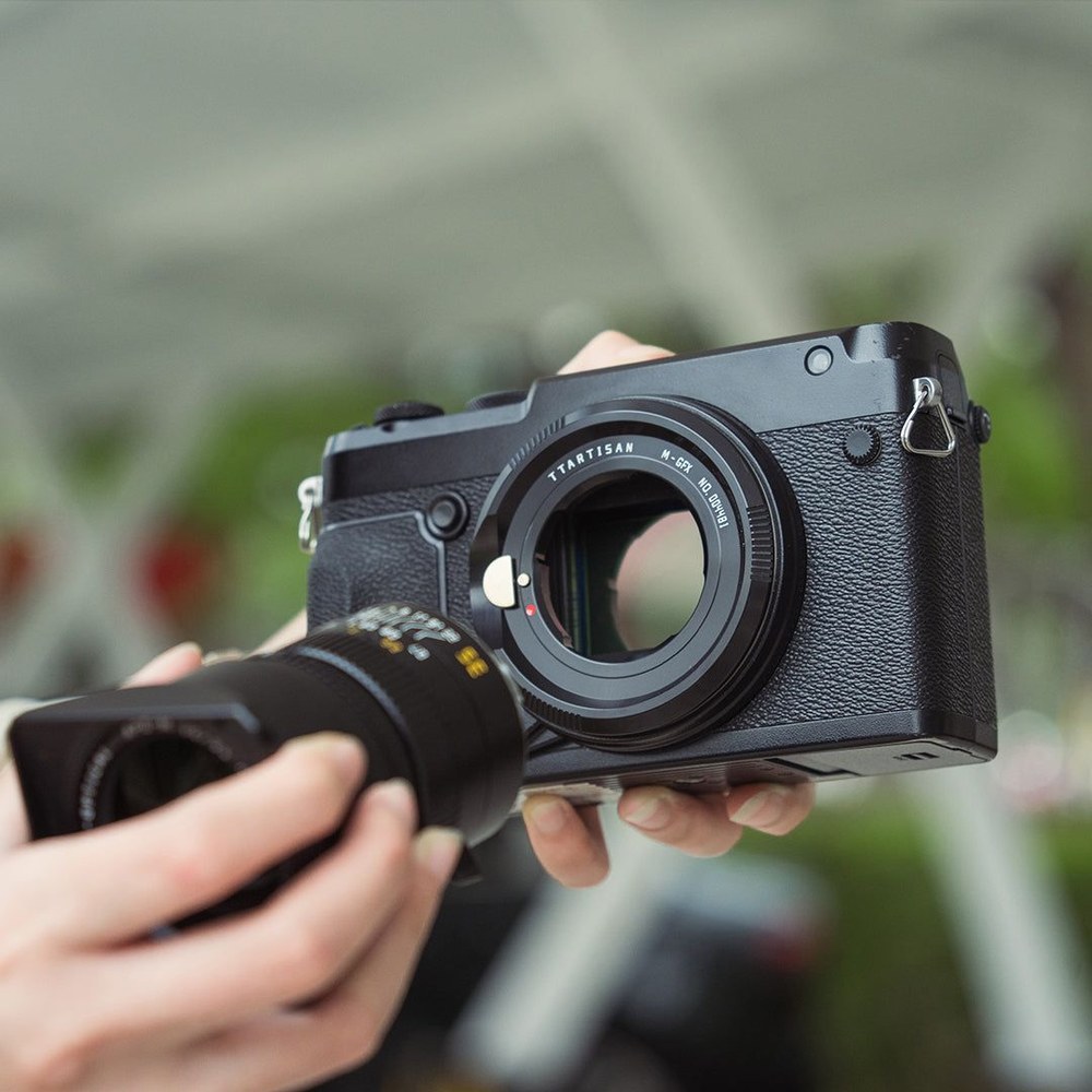 TTArtisan C06B Leica M – Fujifilm GFX – Ansetzen eines Leica-M-Objektivs