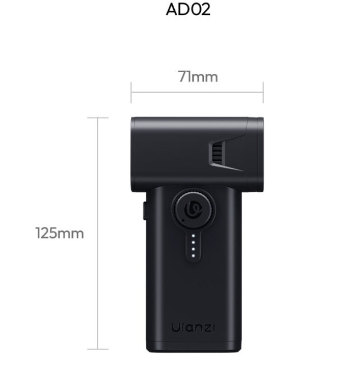 Ulanzi AD02 STORM Electric Air Duster II – Menší než smartphone