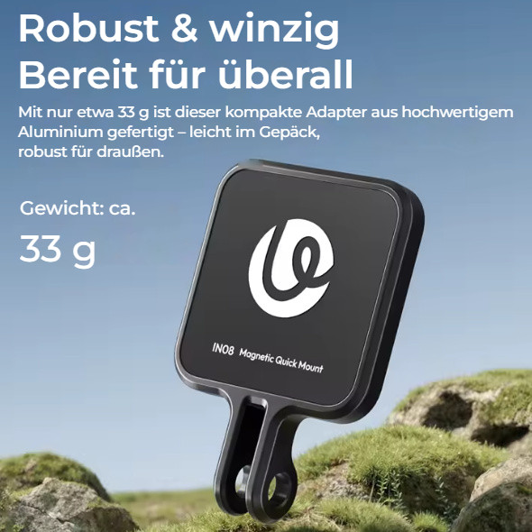 Ulanzi IN08 Magnetic Adapter for GO Ultra – Lehký a odolný materiál