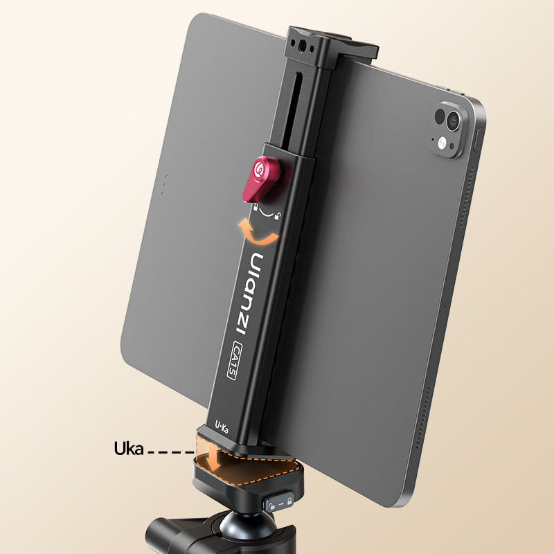 Ulanzi CA15 OneLock Tablet Clamp – Montáž přes Arca a Uka