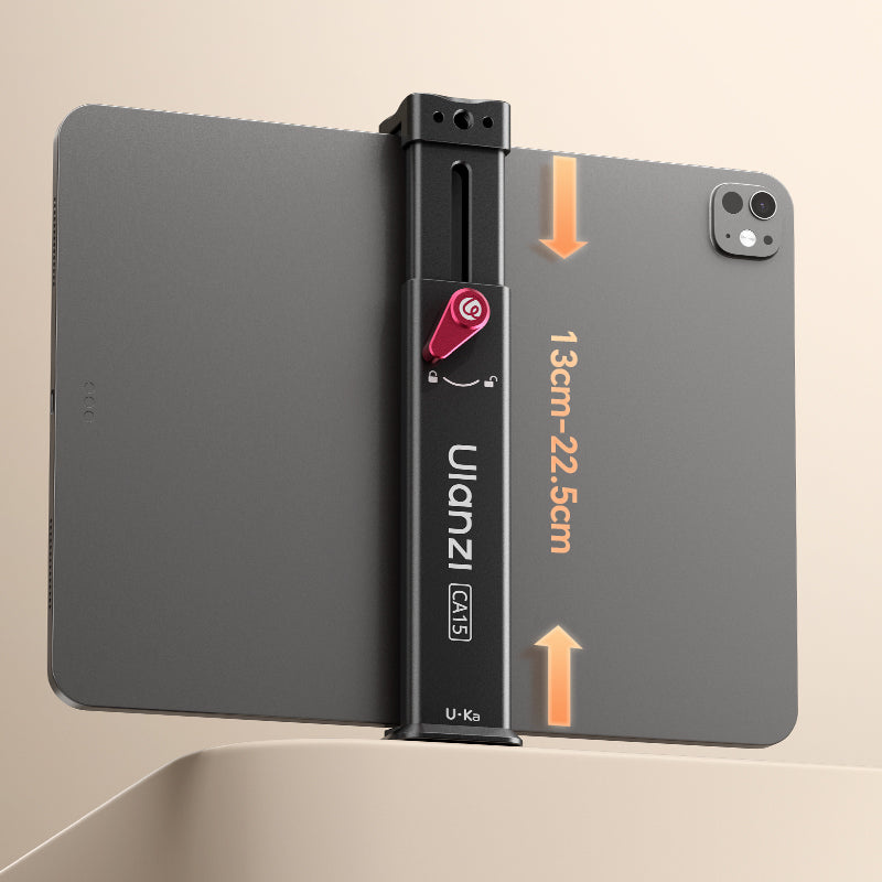 Ulanzi CA15 OneLock Tablet Clamp – Šířka upnutí 13–22,5 cm