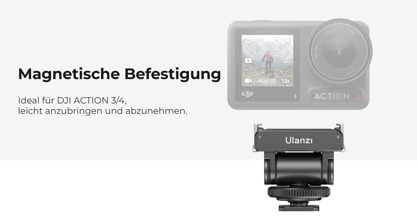 Ulanzi Cold Shoe Mount Adapter CA22 – Magnetické uchycení