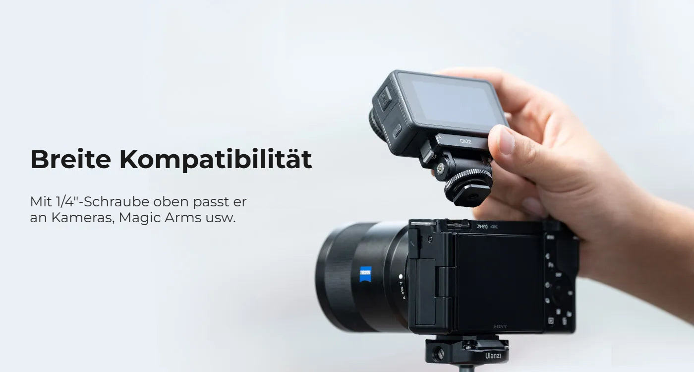Ulanzi Cold Shoe Mount Adapter CA22 – Široká kompatibilita