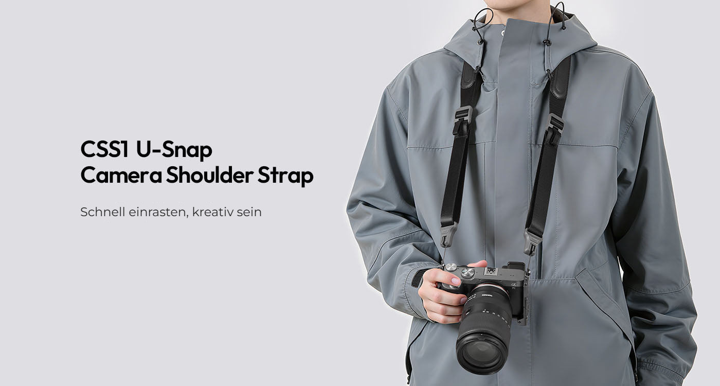 Ulanzi CSS1 U-Snap Camera Shoulder Strap (Shadow Black)