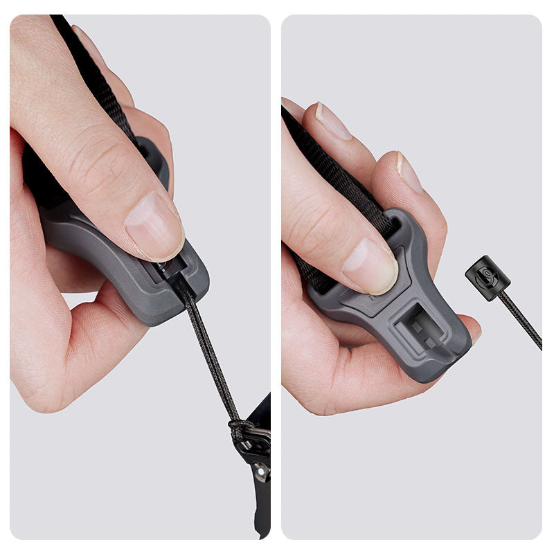Ulanzi CSS1 U-Snap Camera Shoulder Strap (Shadow Black) – Systém U-Snap pro rychlé připnutí