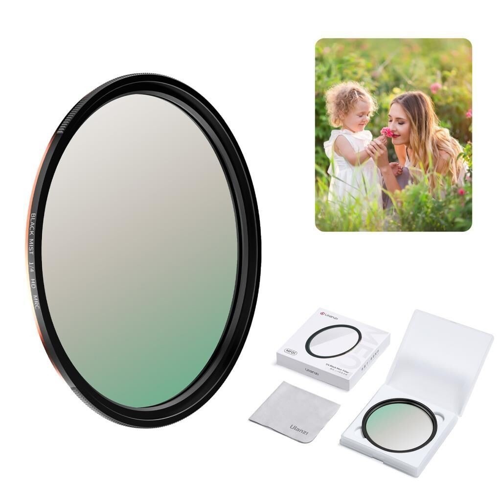 Ulanzi MF01 Black Mist 1/4 – Jemný lesk pro portréty