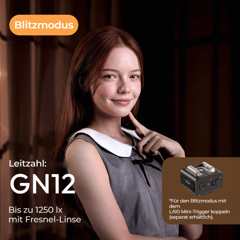 Ulanzi LC60 LightOn – Režim blesku pro fotografii