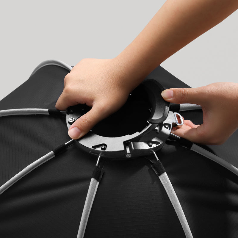 Ulanzi FOLD QS80 softbox 80 cm Bowens – Rozložení na jeden krok