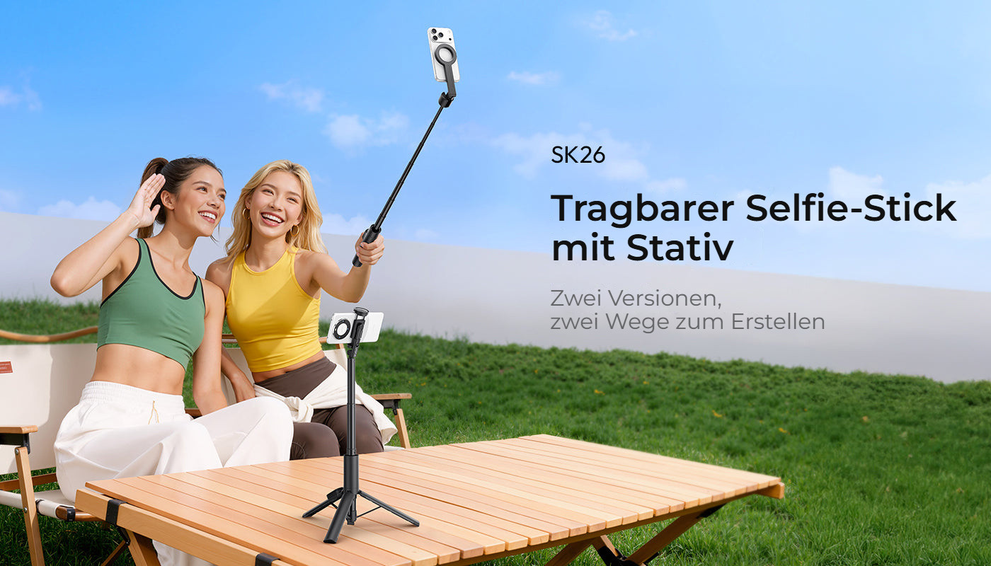 Ulanzi SK26 Portable Selfie Stick Tripod