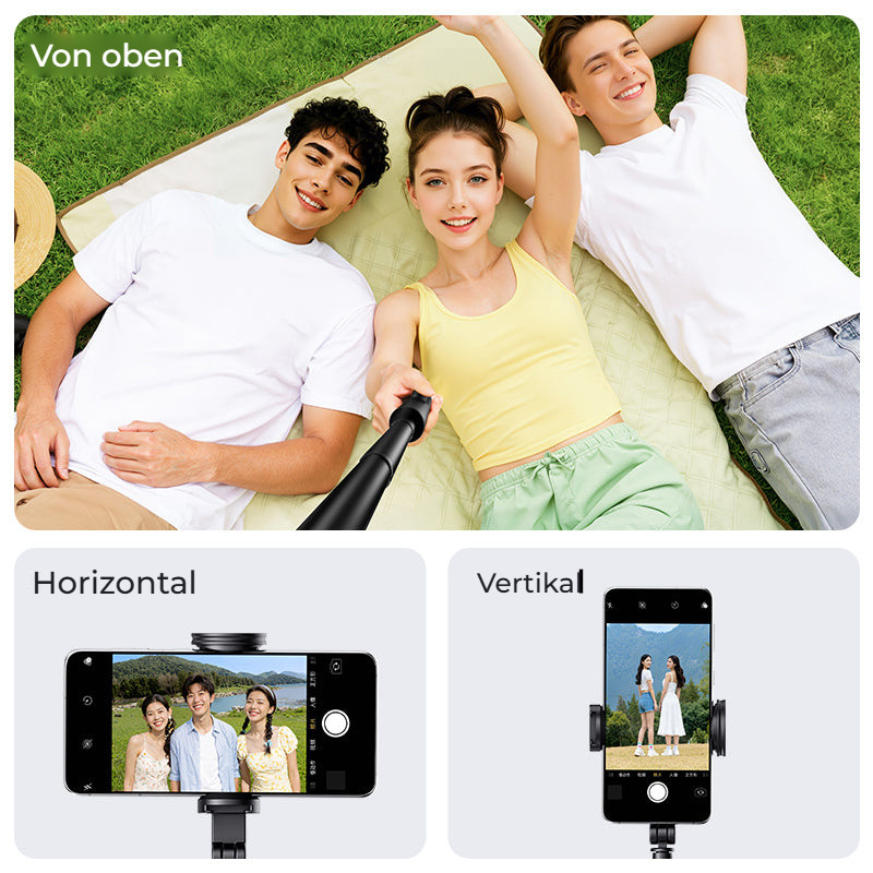 Ulanzi SK26 Portable Selfie Stick Tripod – Na šířku i na výšku