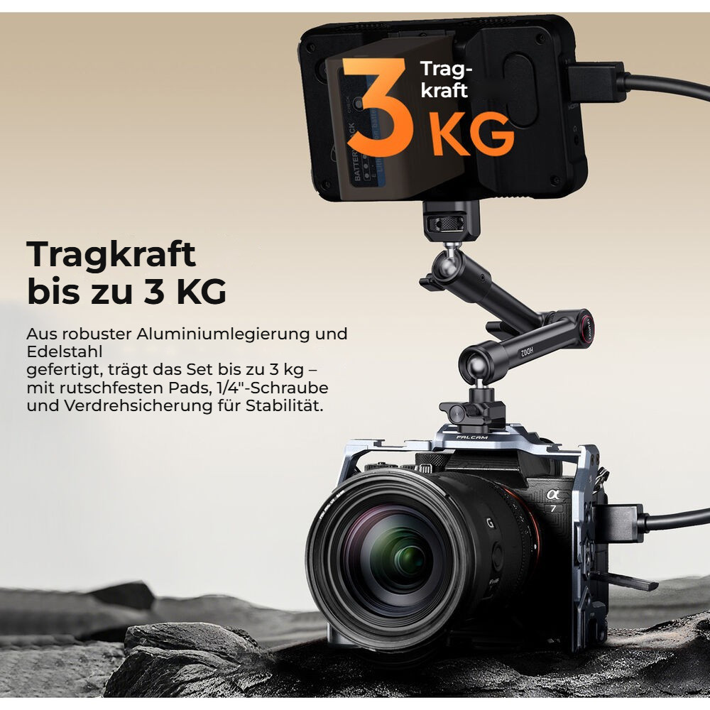 Ulanzi HD02 Magic Arm – Nosnost až 3 kg