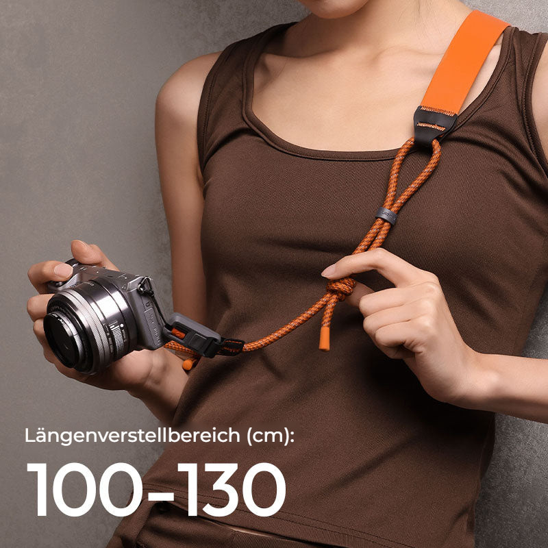 Ulanzi CSS2 U-Snap Camera Shoulder Strap Twilight Orange – Délka 100–130 cm