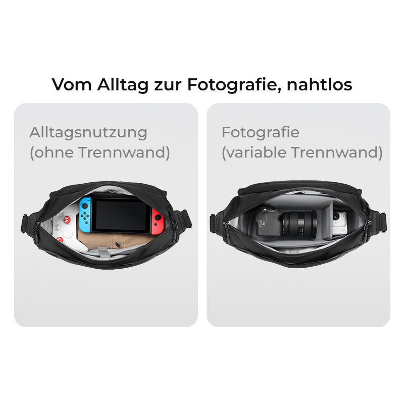 Ulanzi U023 Urban Daily Shoulder Bag – Od každodenního nošení k focení