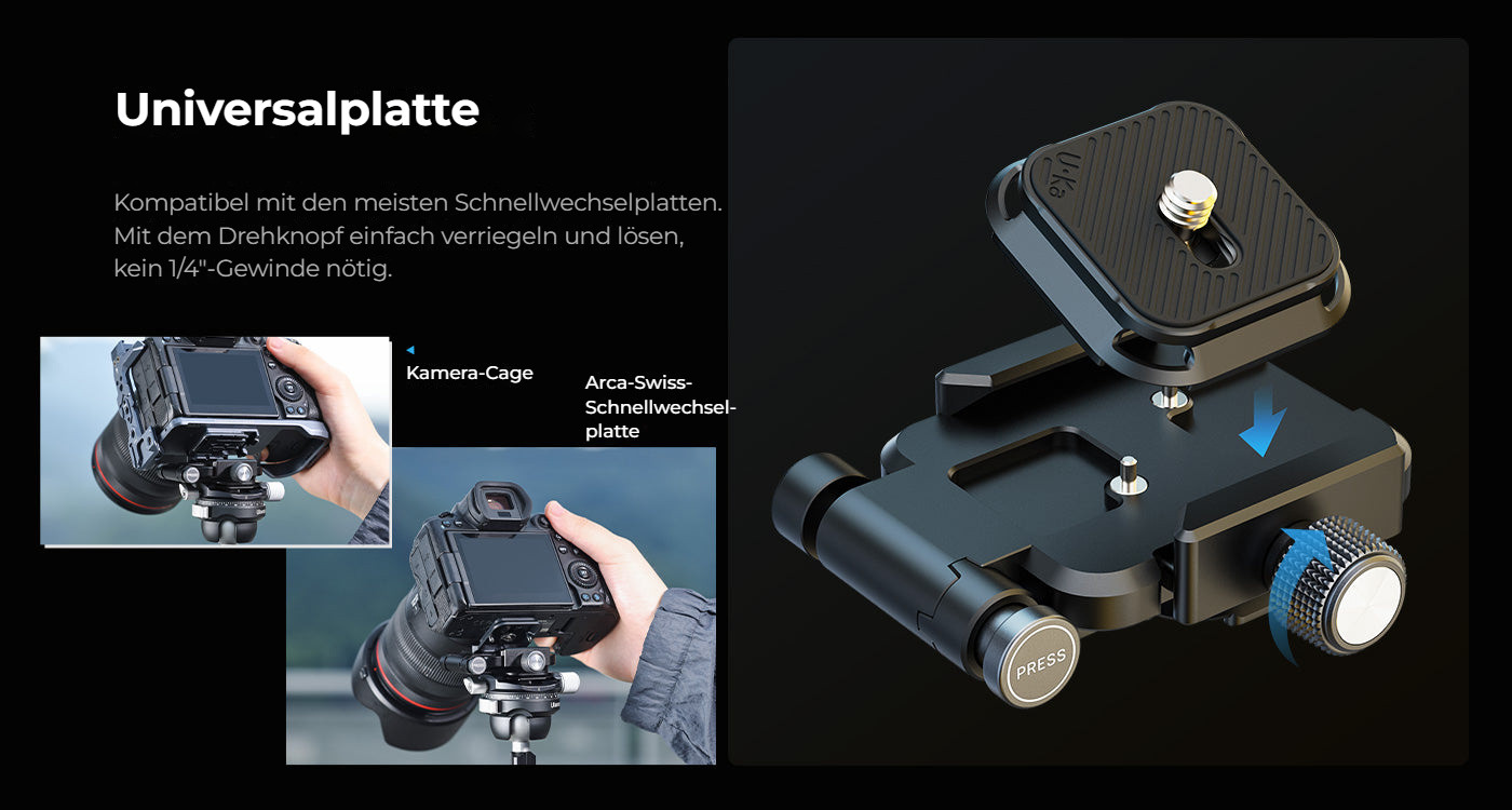 Ulanzi UKA08 Uka Camera Foldable L-Bracket – Univerzální deska