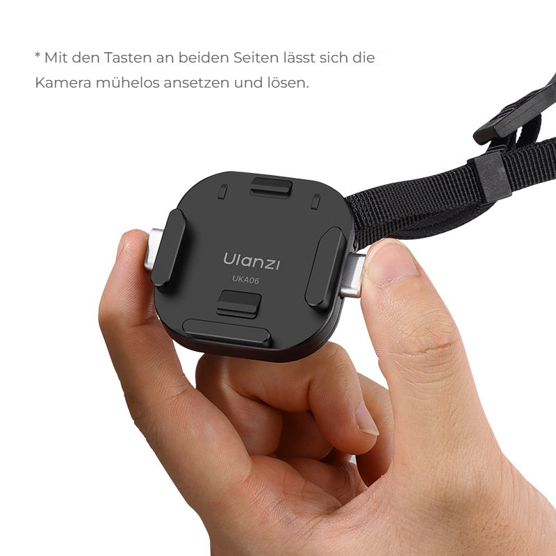 Ulanzi UKA06 Uka Quick-Release Shoulder Strap – Odepnutí jedním stiskem