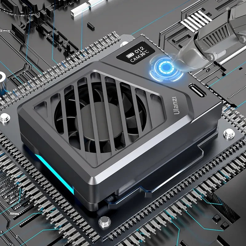 Ulanzi CA25 chladicí ventilátor pro fotoaparáty – Odvod tepla z elektroniky