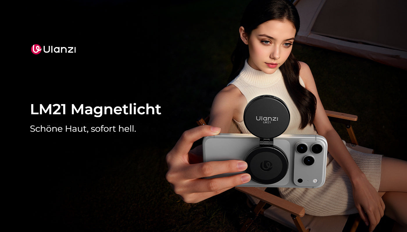 Ulanzi LM21 magnetické světlo, černé