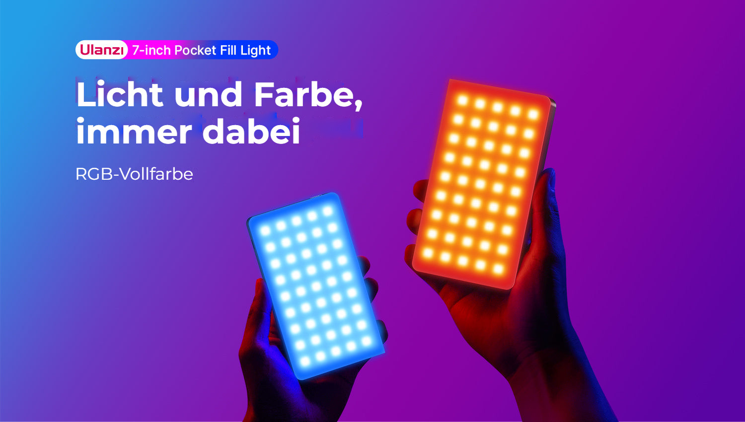 Ulanzi LT002 kapesní světlo RGB
