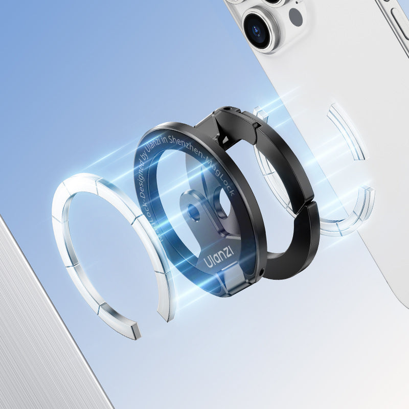 Ulanzi MA02 MagLock magnetický stojánek na telefon – Dvojitý magnetický design