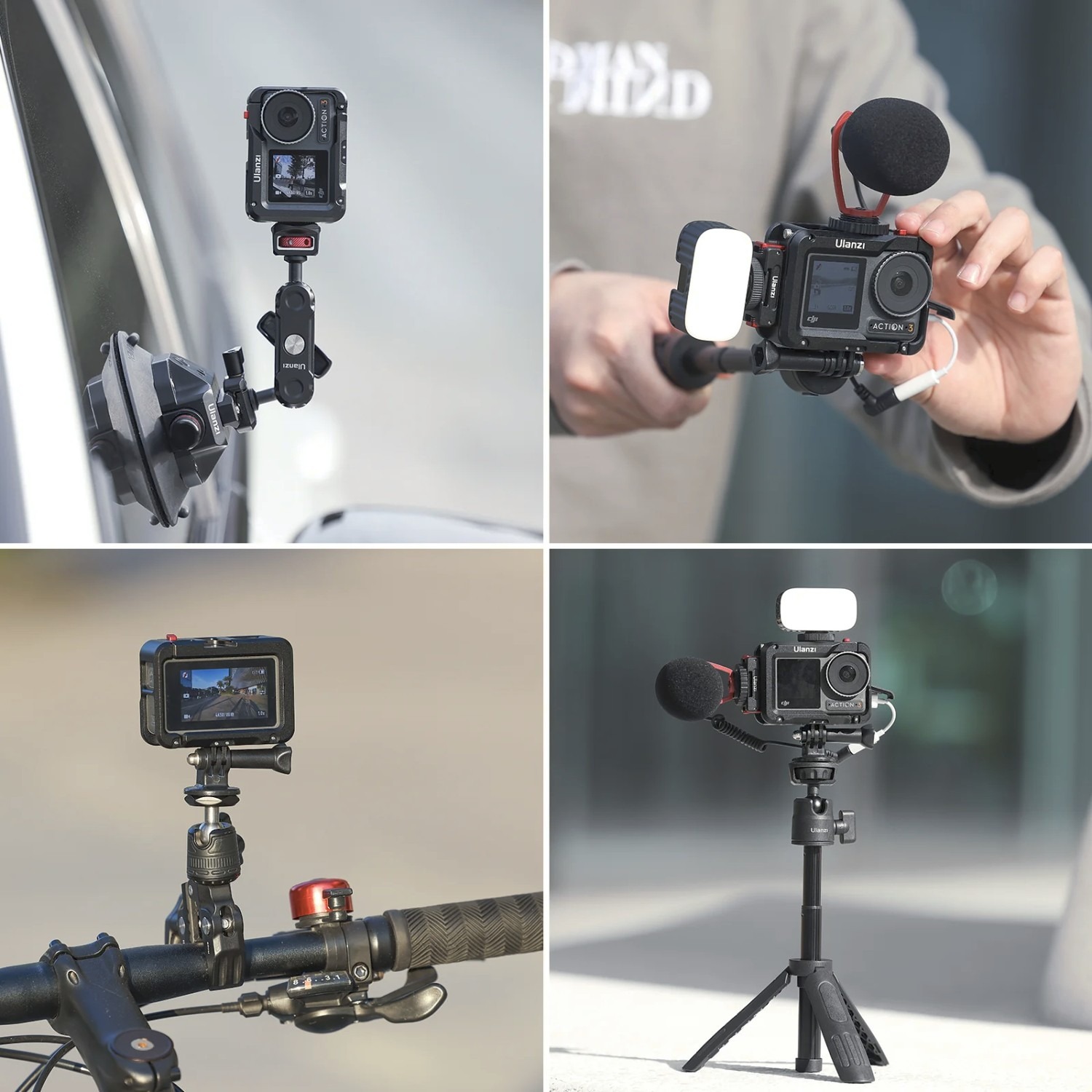 Ulanzi OA-14 C-Action – Vlogy, moto i stativ