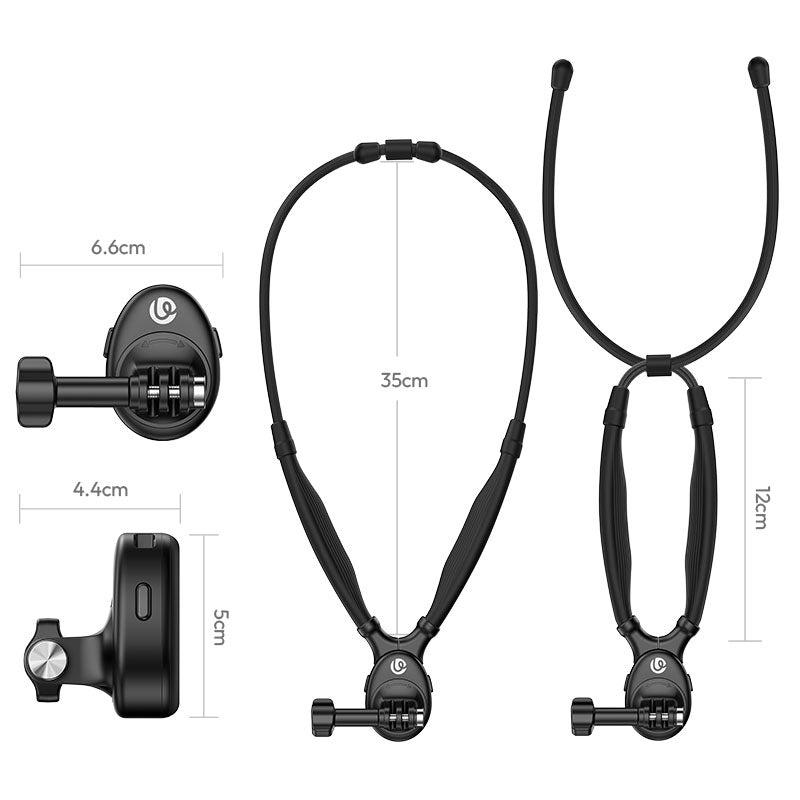 Ulanzi ZJ09 Flexible POV Neck Mount – Rozměry